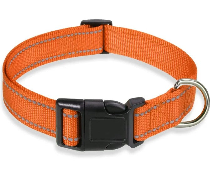 Chest strap dog collar adjustment range