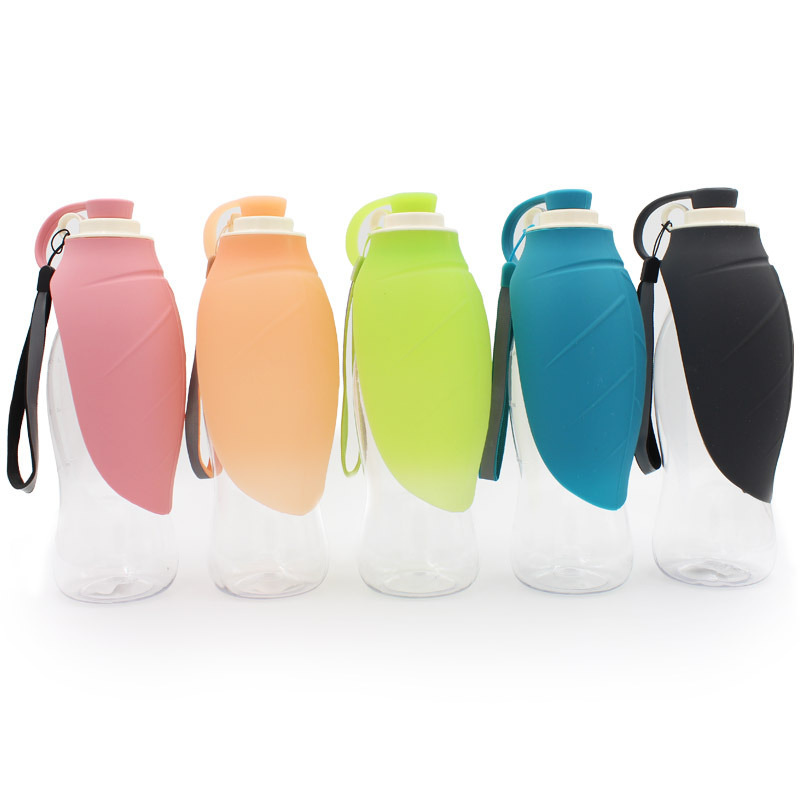Travel dog water bottle size comparison