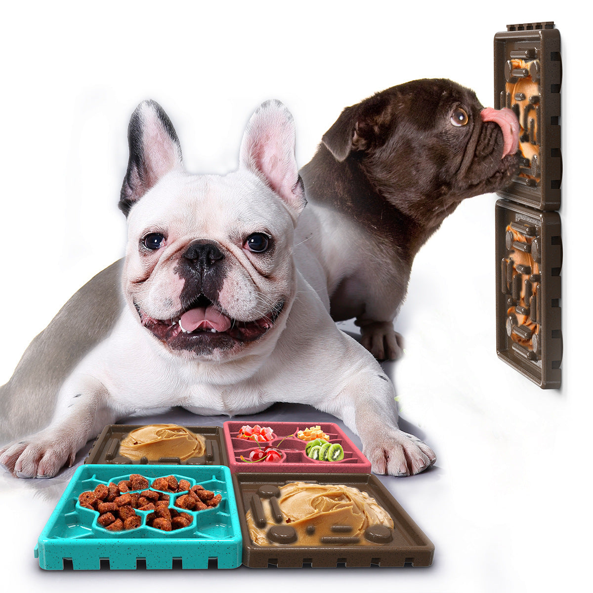 CalmLick Slow-Feeder Pad — Peanut-Butter Boredom Buster