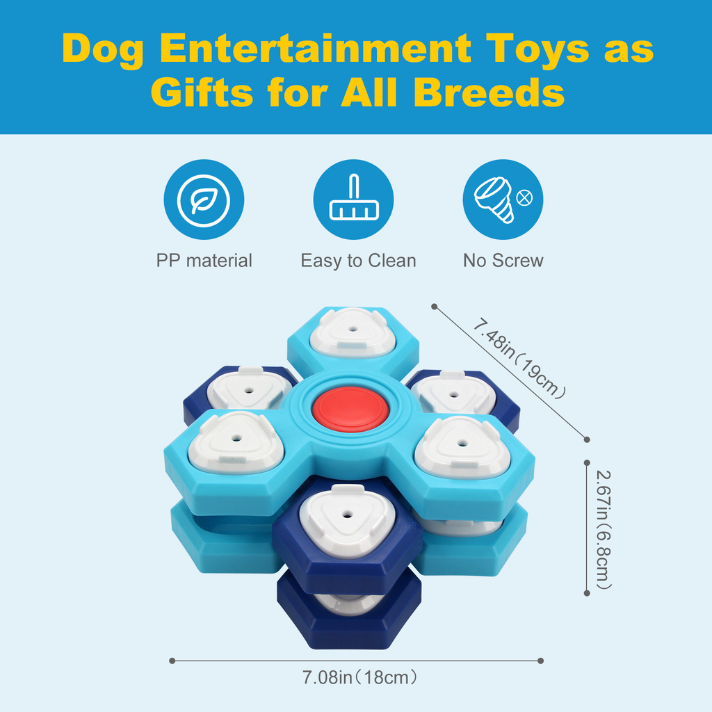 Hexa Puzzle Feeder · Brain Game for Dogs