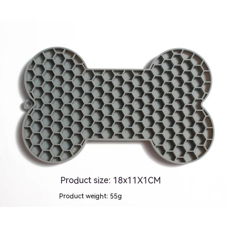 Dishwasher-safe silicone lick mat