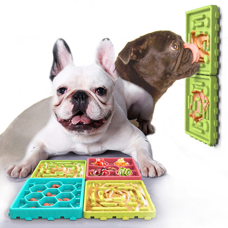 CalmLick Slow-Feeder Pad — Peanut-Butter Boredom Buster
