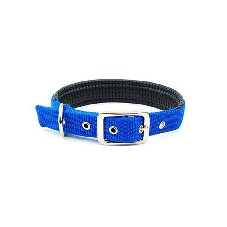 Padded dog collar red colour option