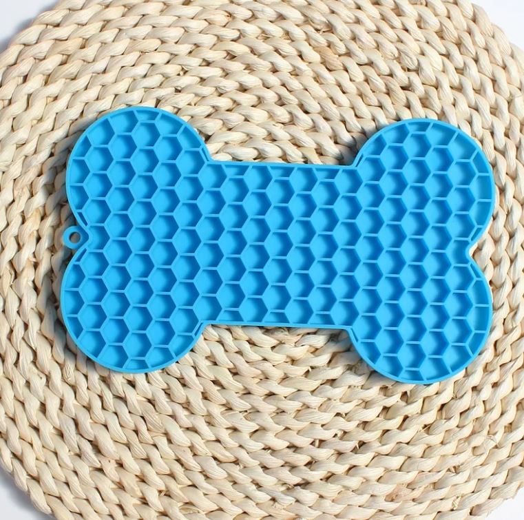 Bone silicone lick mat dimensions