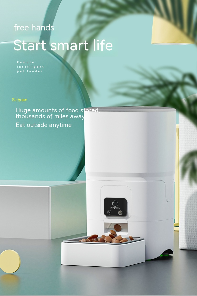 6L Smart Automatic Pet Feeder — WiFi App Control, Portion Scheduling & Optional HD Camera