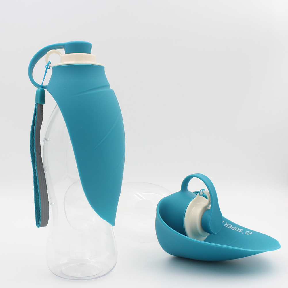 580ml dog water bottle colour options